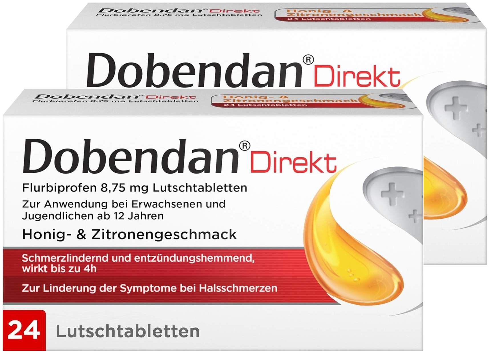 Dobendan Direkt Flurbiprofen 8,75 mg 2 x 24 Lutschtabletten