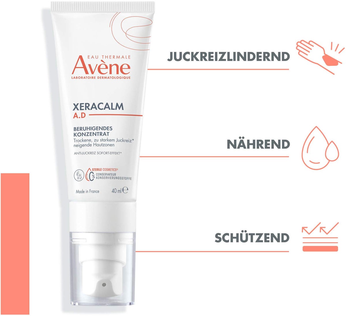 Avene XeraCalm A.D Anti-Juckreiz Konzentrat 40 ml