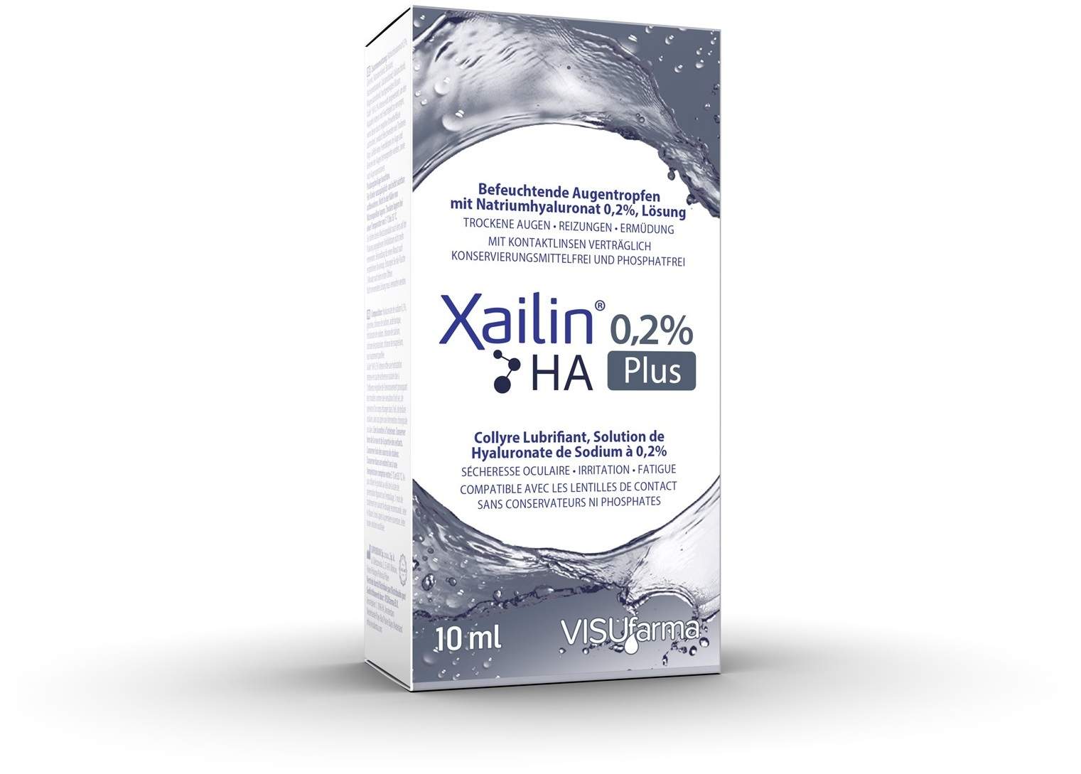 Xailin Ha 0,2 % Plus 10 ml Augentropfen