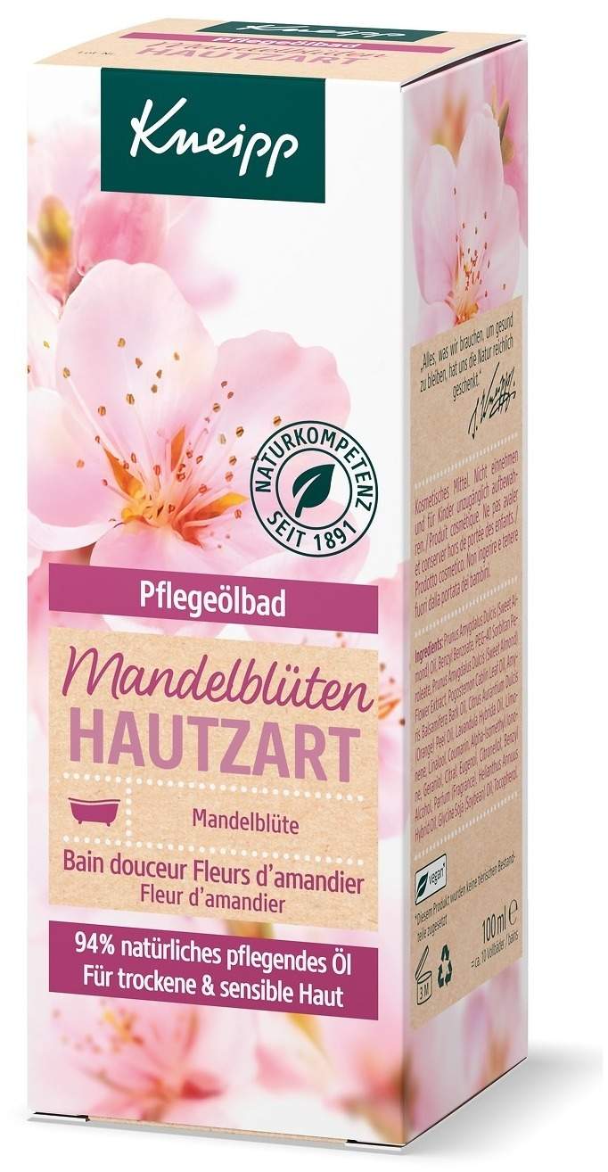 Kneipp Pflegeölbad Mandelblüten Hautzart 100 ml