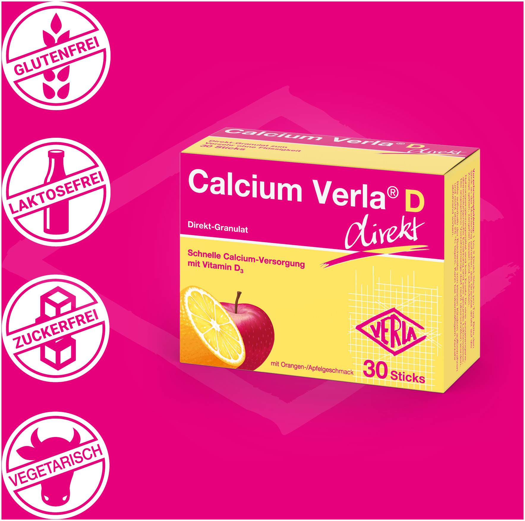 Calcium Verla D direkt 30 Sticks