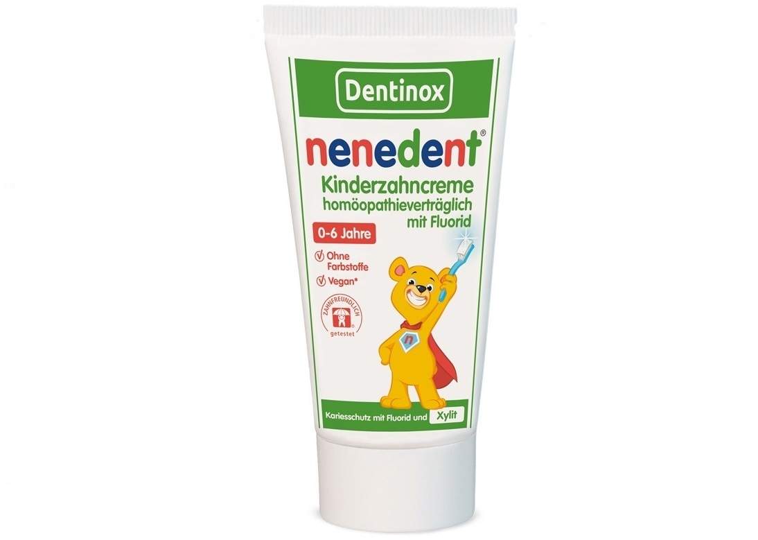 Nenedent Kinderzahncreme Homöopathieverträglich Mit Fluorid 50 ml