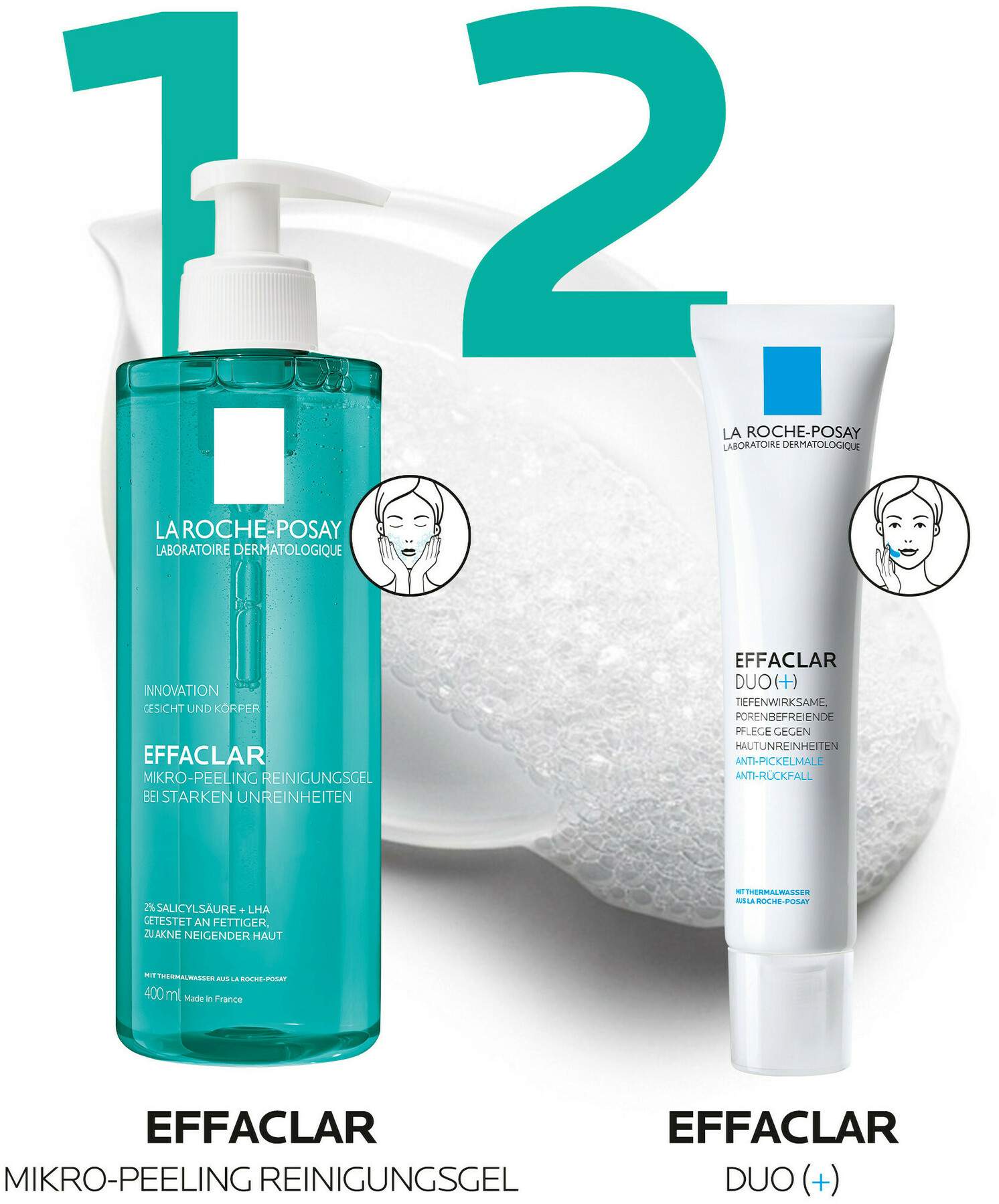 La Roche Posay Effaclar Mikro-Peeling Reinigungsgel 400 ml