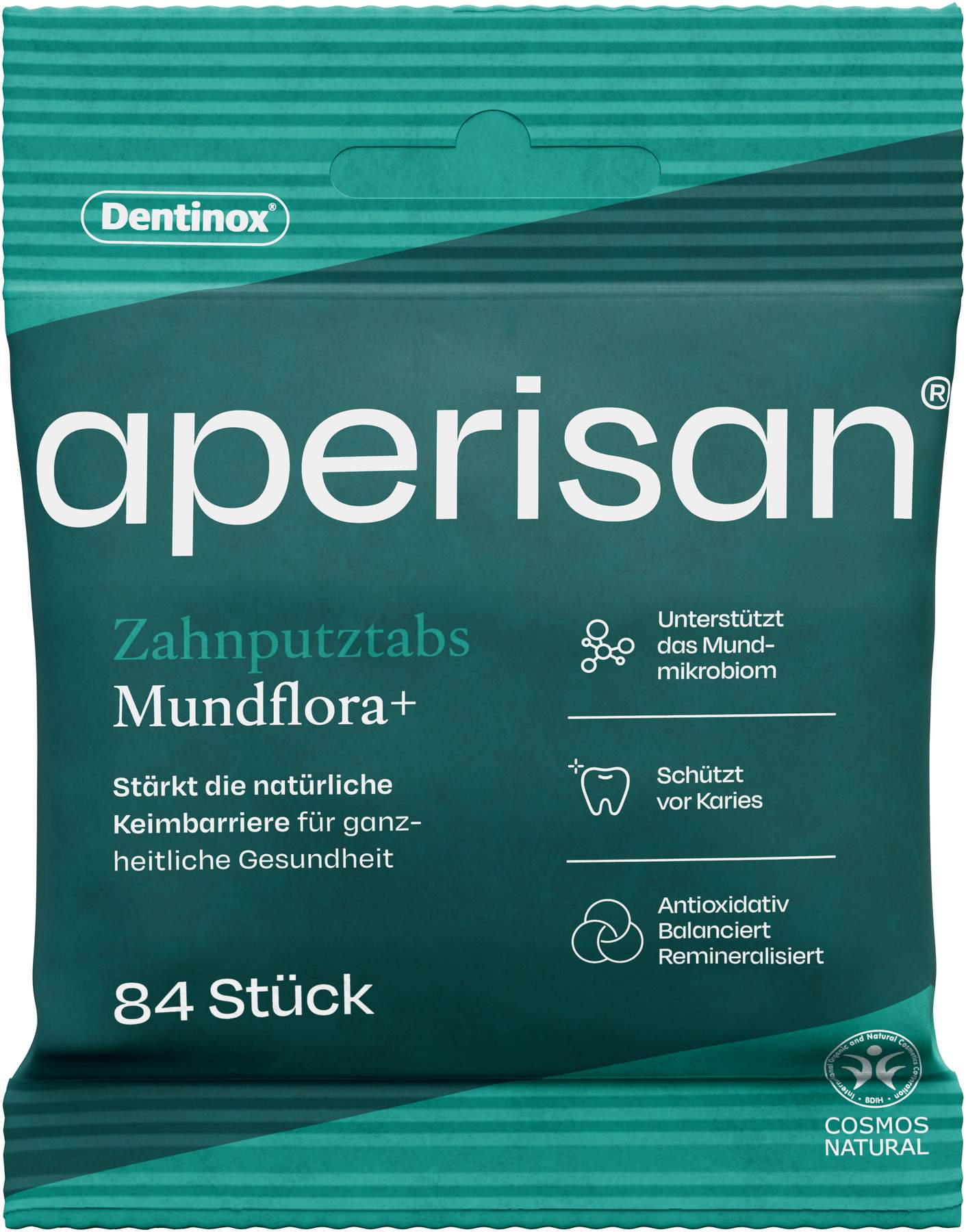 Aperisan Zahnputztabs Mundflora+ 84 Stück