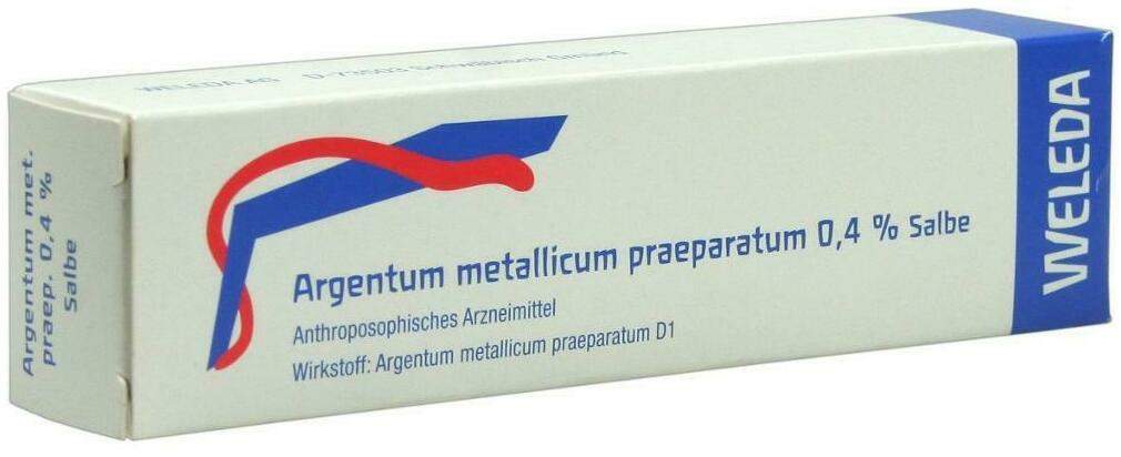 Weleda Argentum Metallicum Praeparatum 0,4% Salbe 25 G