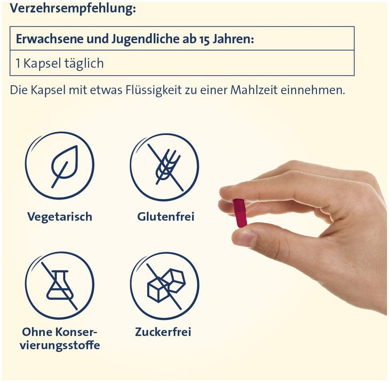 Vitamin D3 Hevert 2000 IE Immun Aktiv 60 Kapseln