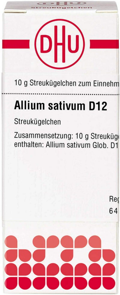 Dhu Allium Sativum D12 Globuli 10 G