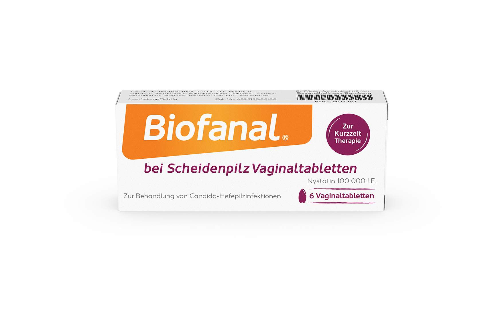 Biofanal bei Scheidenpilz 100 000 I.E. 6 Vaginaltabletten