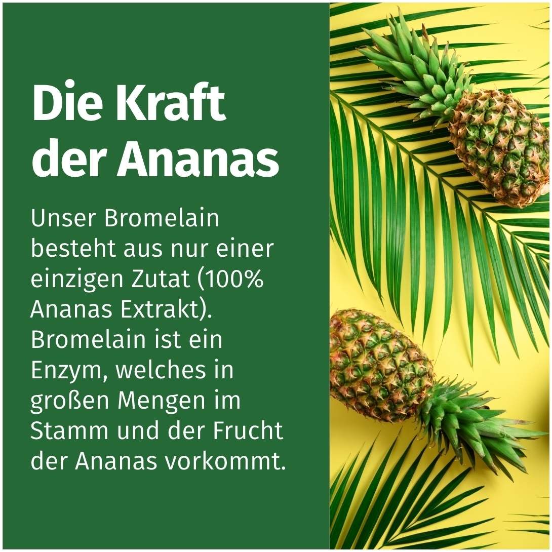 Green Naturals Bromelain 500 mg Vegan 150 Kapseln