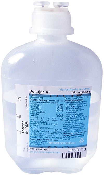 Deltajonin Plastik Infusionslösung 10 X 250 ml