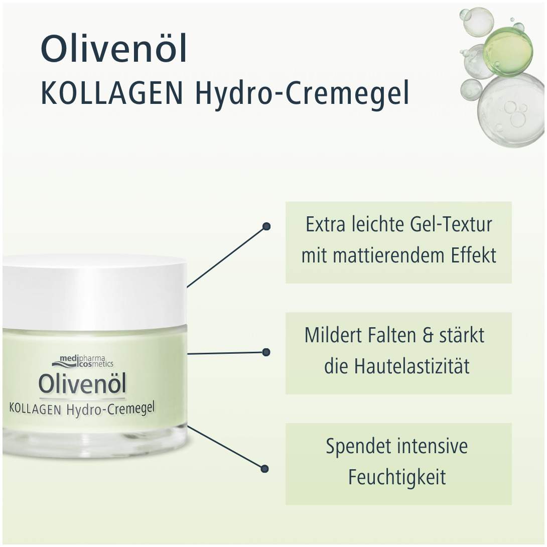 medipharma cosmetics Olivenöl Kollagen Hydro-Cremegel 50 ml