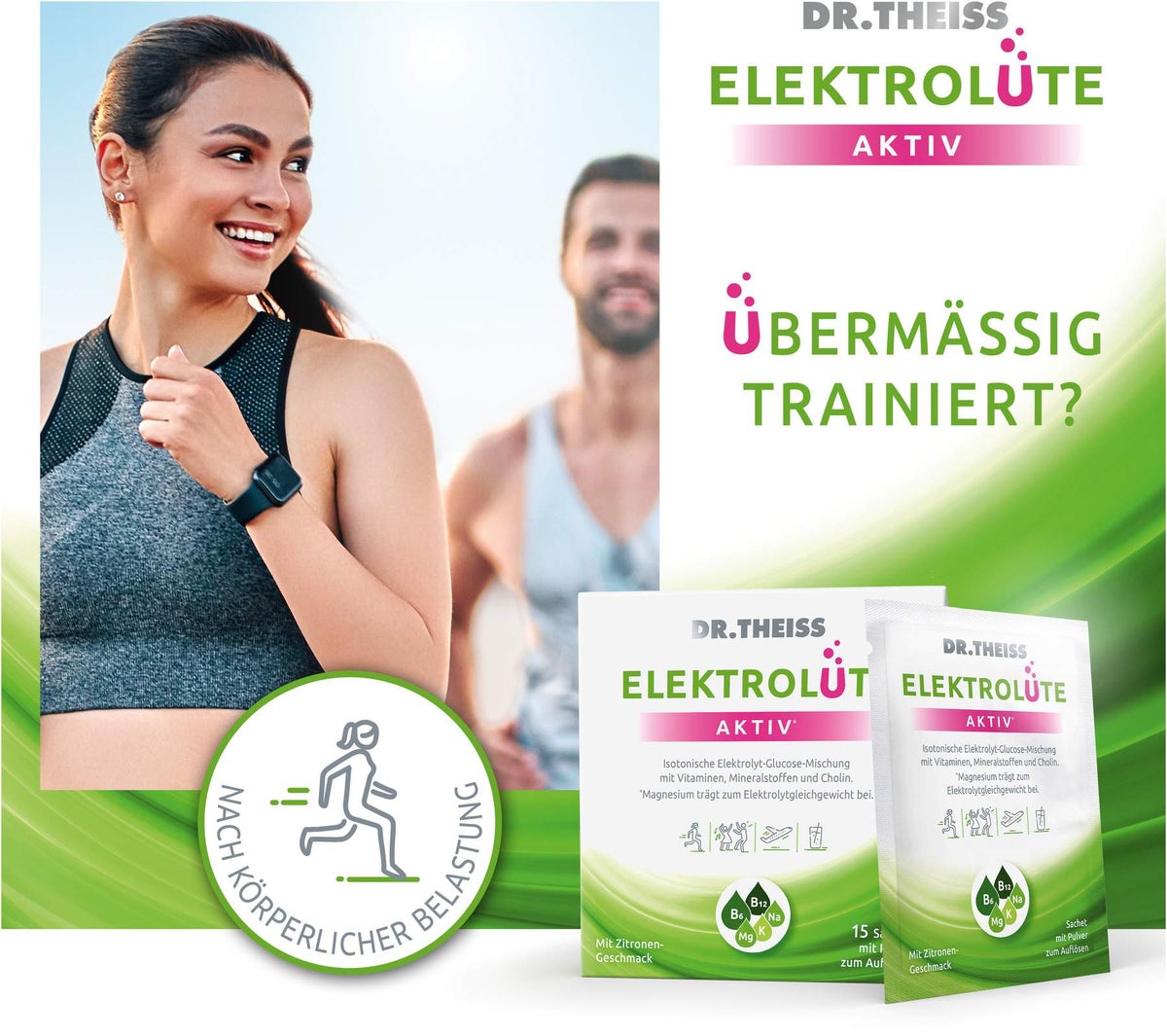 Dr. Theiss Elektrolüte aktiv Pulver 15 Beutel