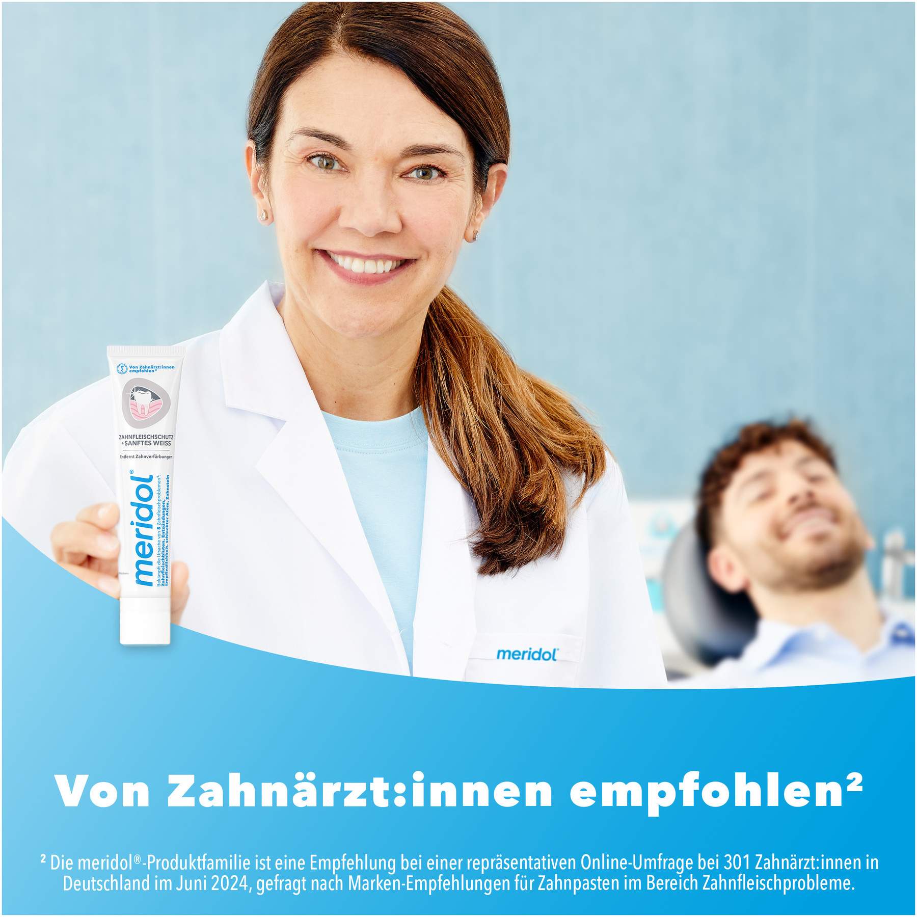 Meridol Sanftes Weiss 75 ml Zahnpasta