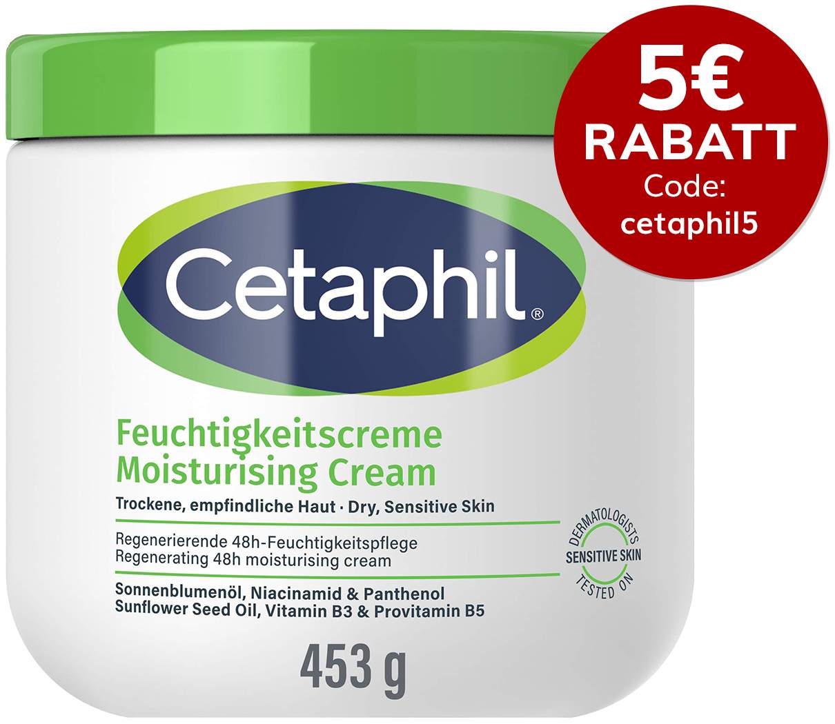Cetaphil Feuchtigkeitscreme 453 g