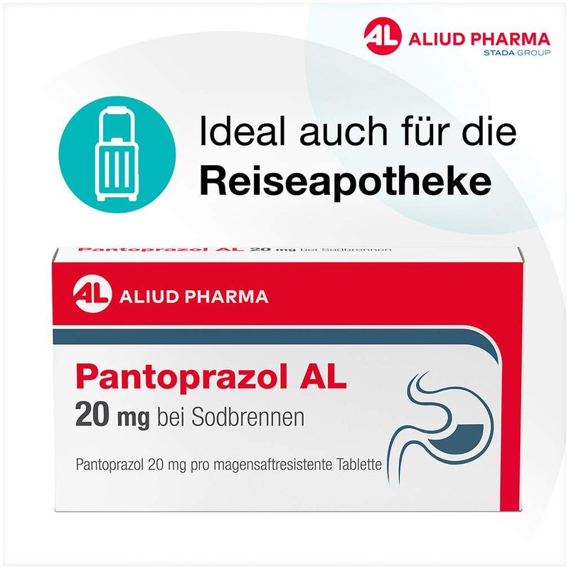 Pantoprazol Al 20 mg bei Sodbrennen 14 magensaftresistente Tabletten