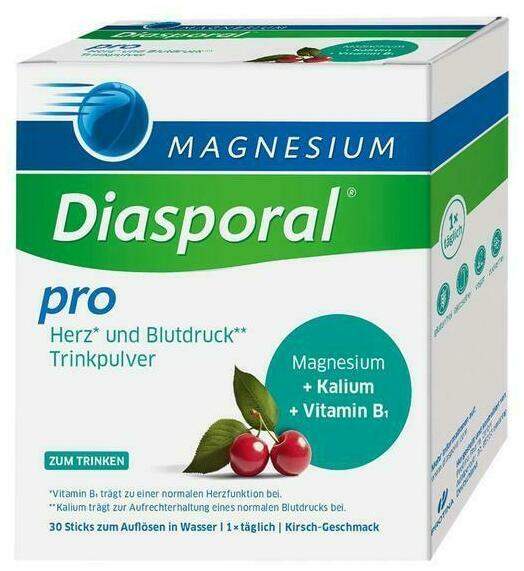 Magnesium Diasporal Pro Herz und Blutdruck 30 Beutel