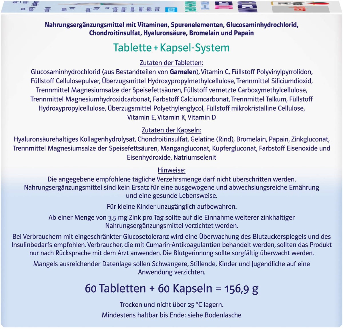Doppelherz system Glucosamin 1200 Duo 120 Tabletten