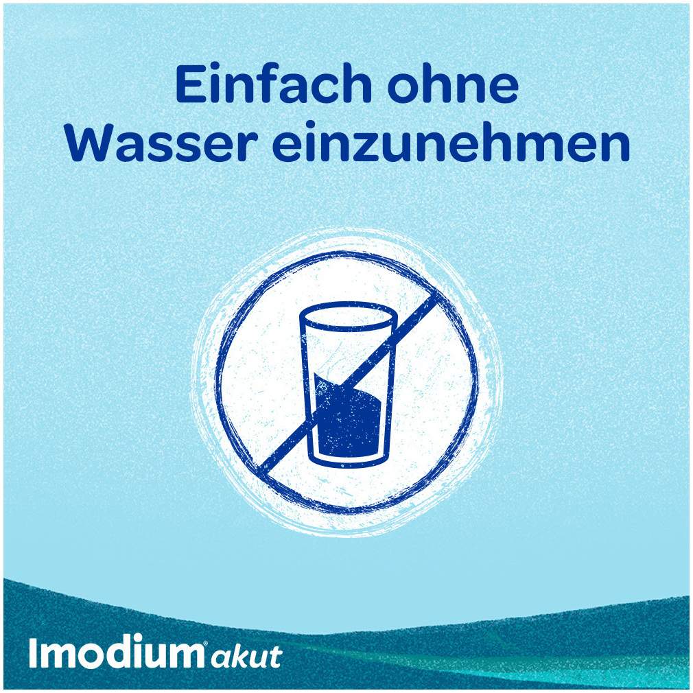 Imodium akut lingual 2 mg 12 Schmelztabletten