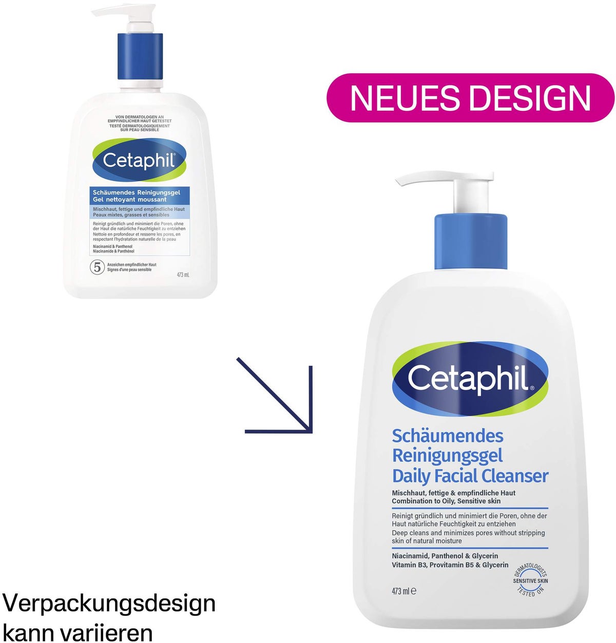 Cetaphil schäumendes Reinigungsgel 473 ml