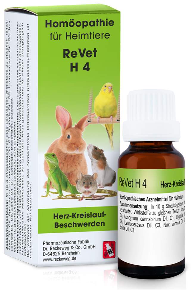 Revet H 4 Globuli F.Heimtiere 10g