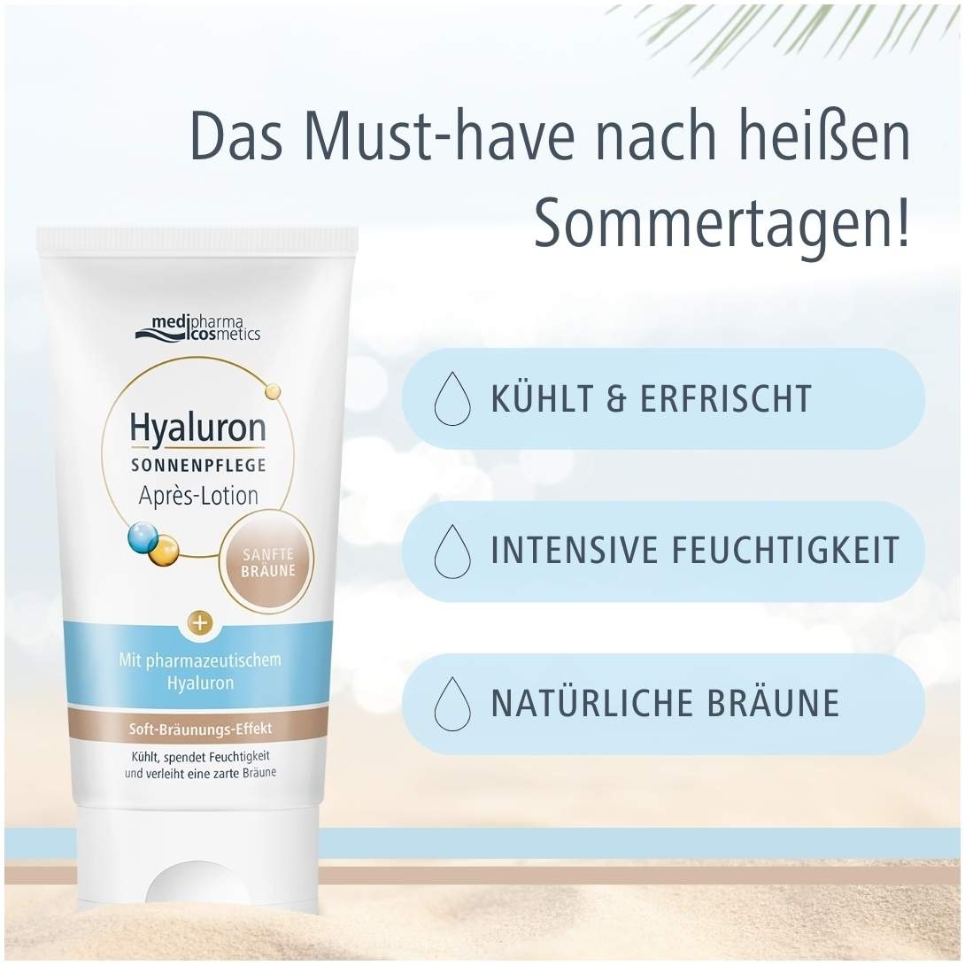 medipharma cosmetics Hyaluron Sonnenpflege Après Lotion sanfte Bräune 150 ml
