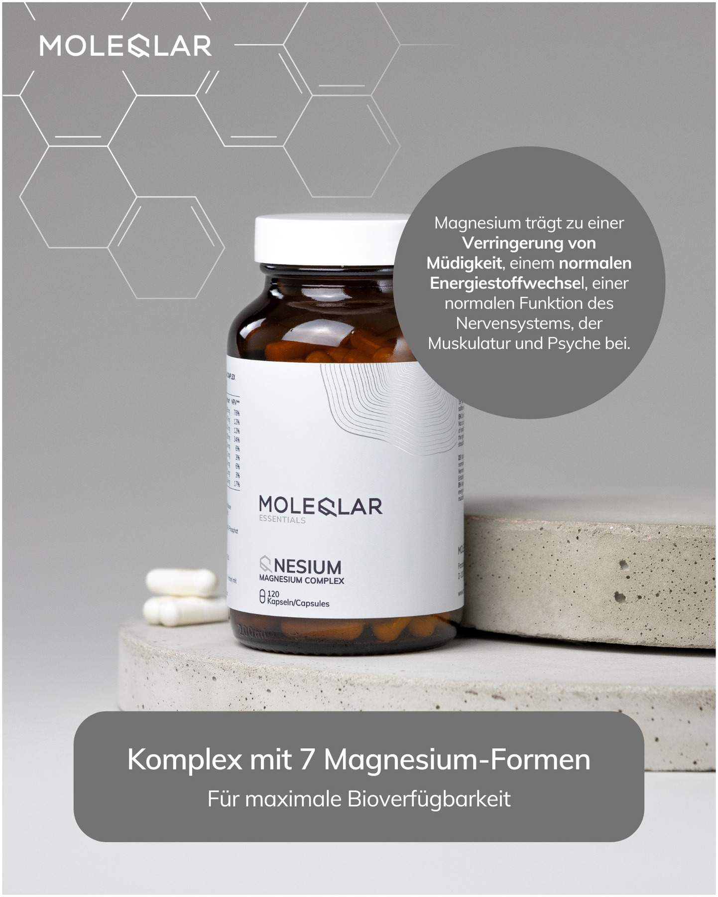 MoleQlar Longevity QNESIUM 120 Kapseln