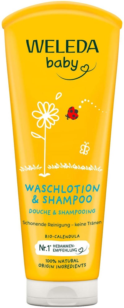Weleda Calendula Baby & Kind Waschlotion & Shampoo 200 ml