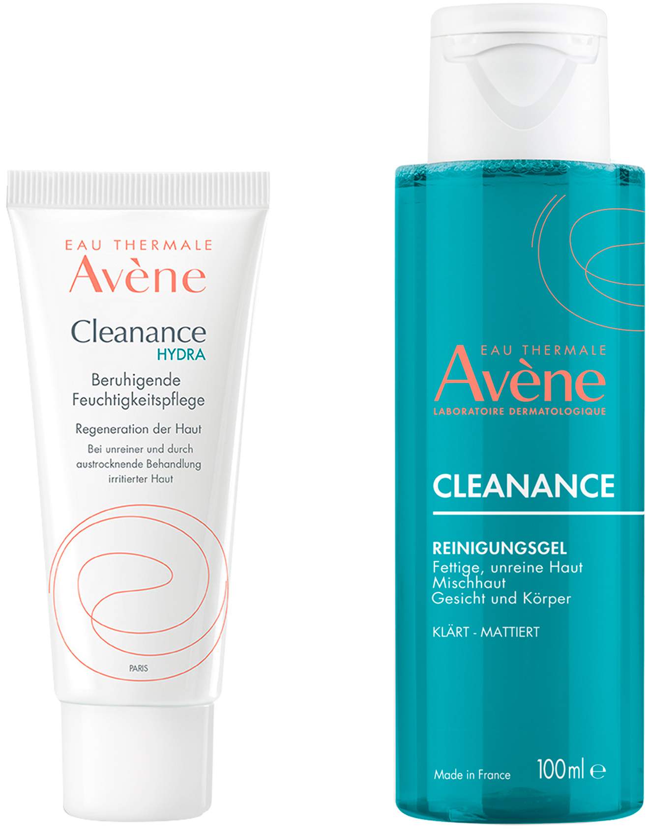 Avene Cleanance Hydra beruhigende Feuchtigkeitspflege 40 ml + gratis Reinigungsgel 100 ml
