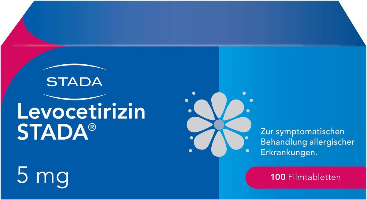 Levocetirizin Stada 5 mg 100 Filmtabletten