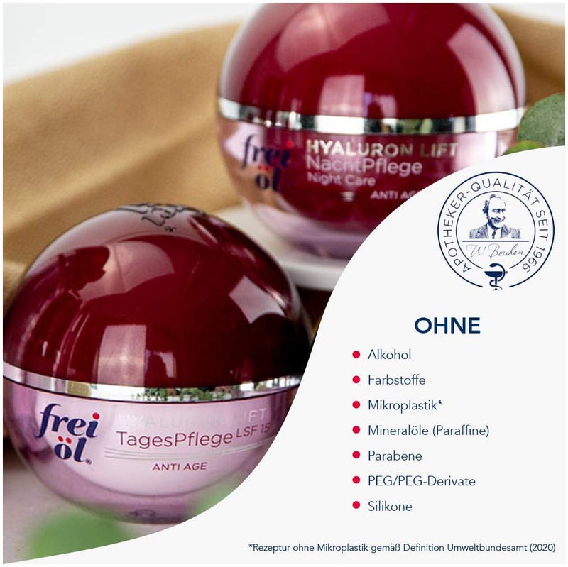 Frei Öl Anti-Age Hyaluron Lift TagesPflege LSF 15 50 ml