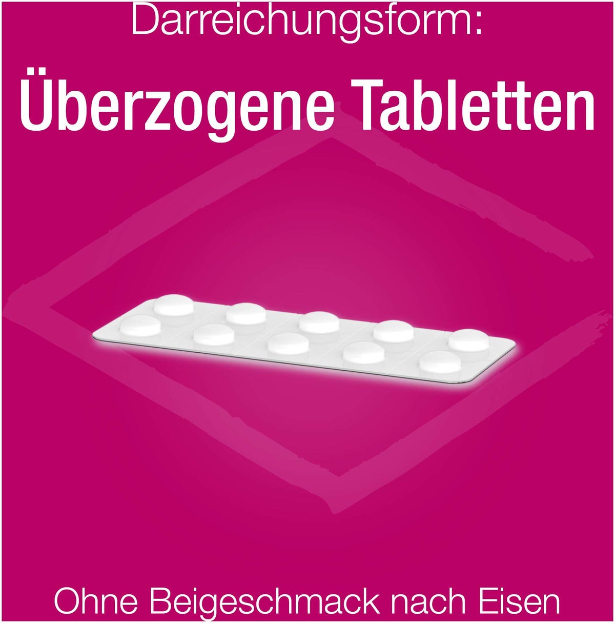 Eisen Verla 35 mg 100 überzogene Tabletten