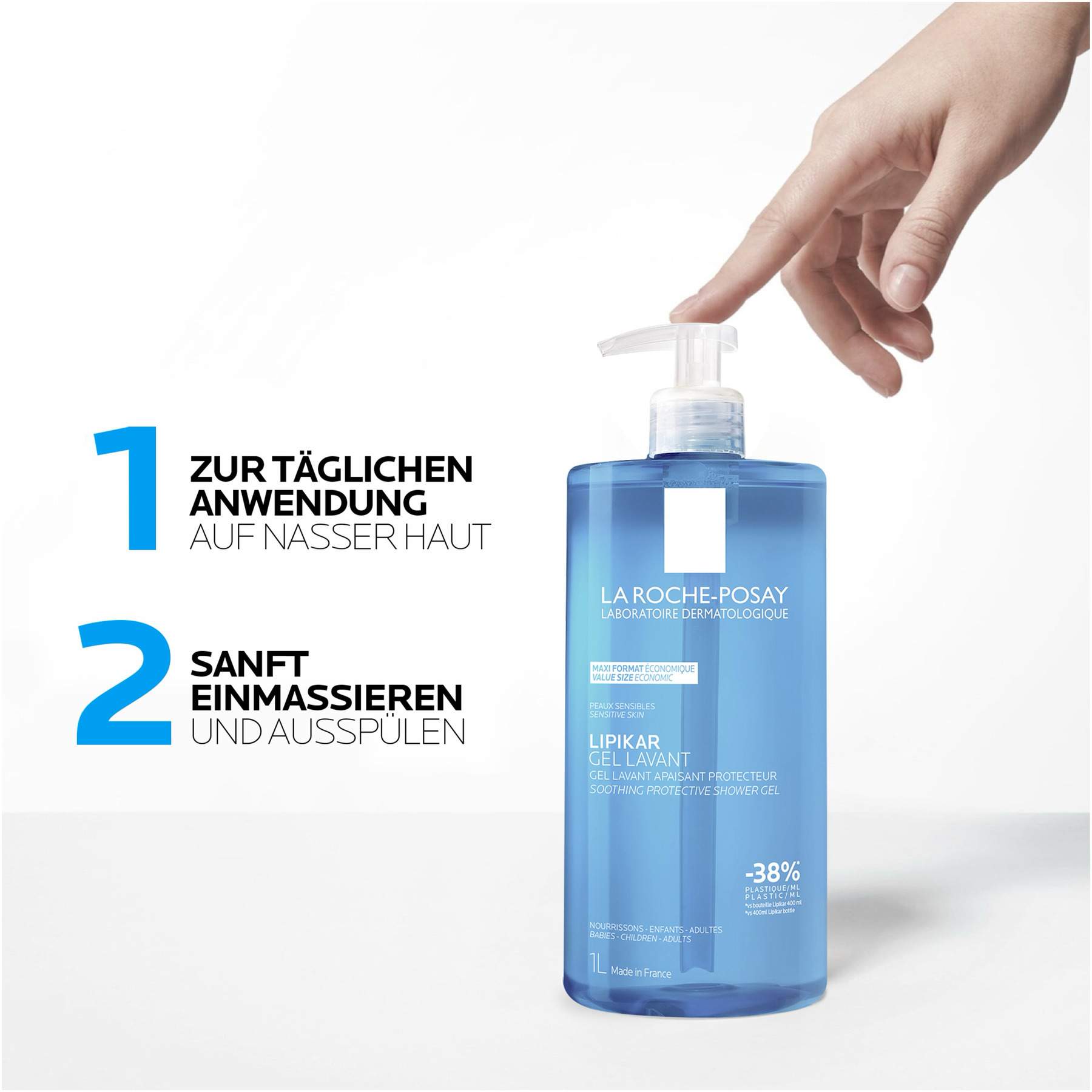 La Roche Posay Lipikar Gel Lavant 1000 ml