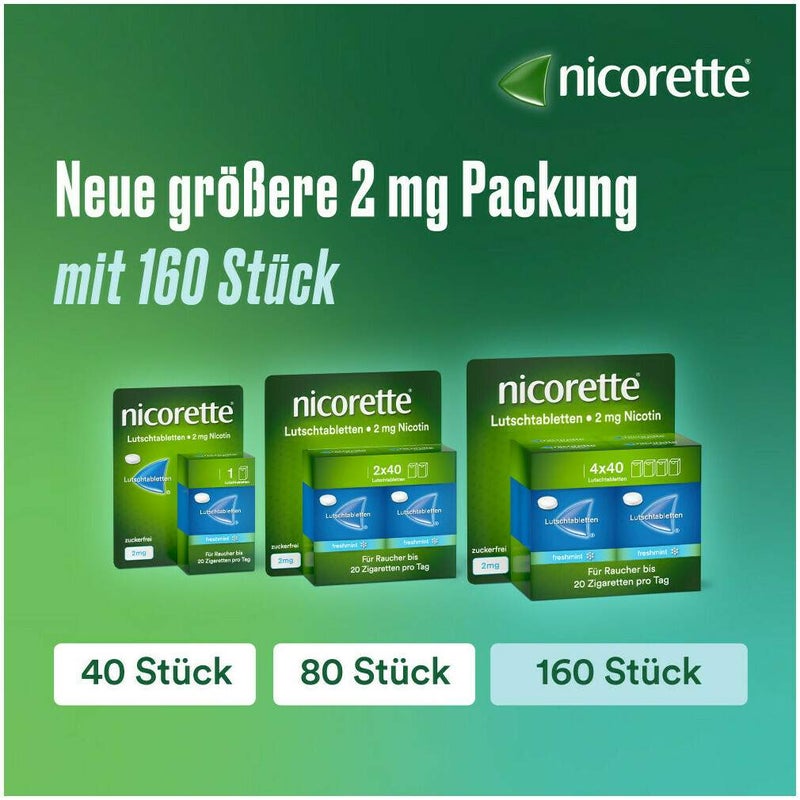 Nicorette Freshmint 2 mg 80 Lutschtabletten