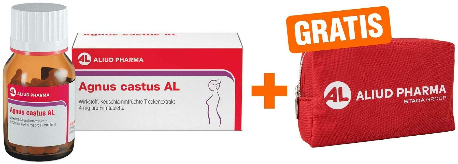 Agnus castus AL 100 Tabletten + gratis Medikamententasche 1 Stück