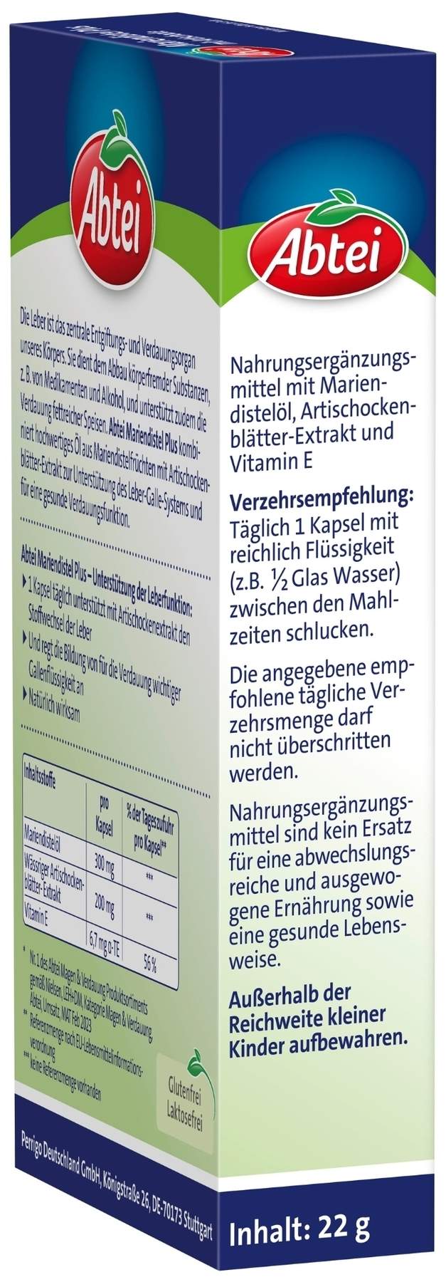 Abtei Mariendistel Plus Mit Artischocke 30 Kapseln