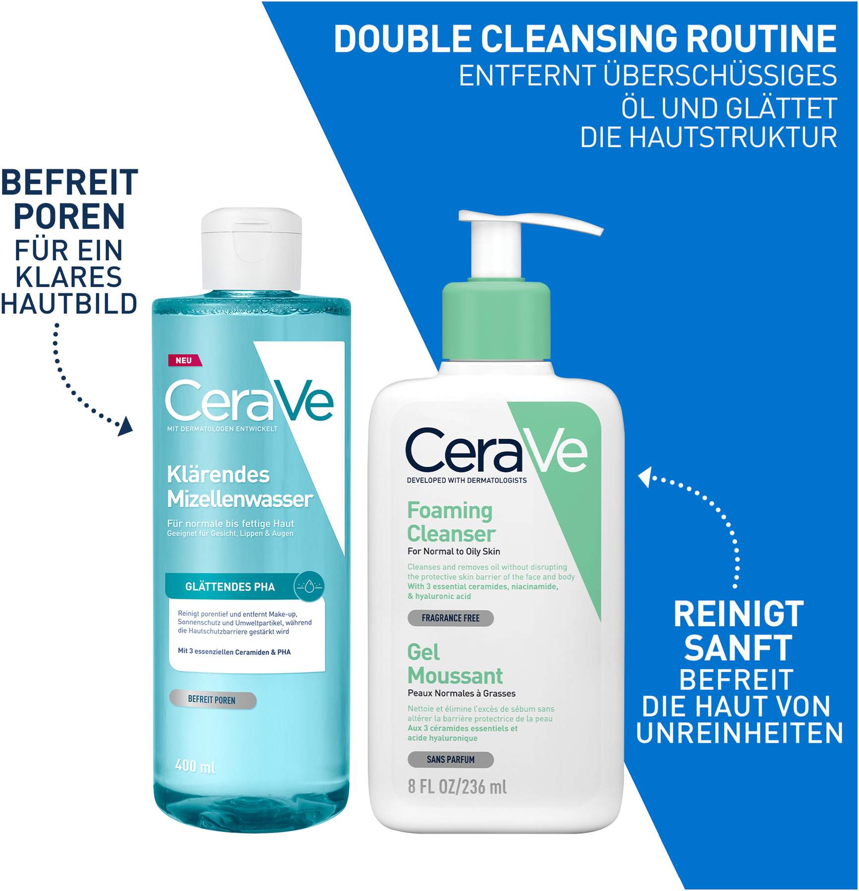 CeraVe klärendes Mizellenwasser 400 ml