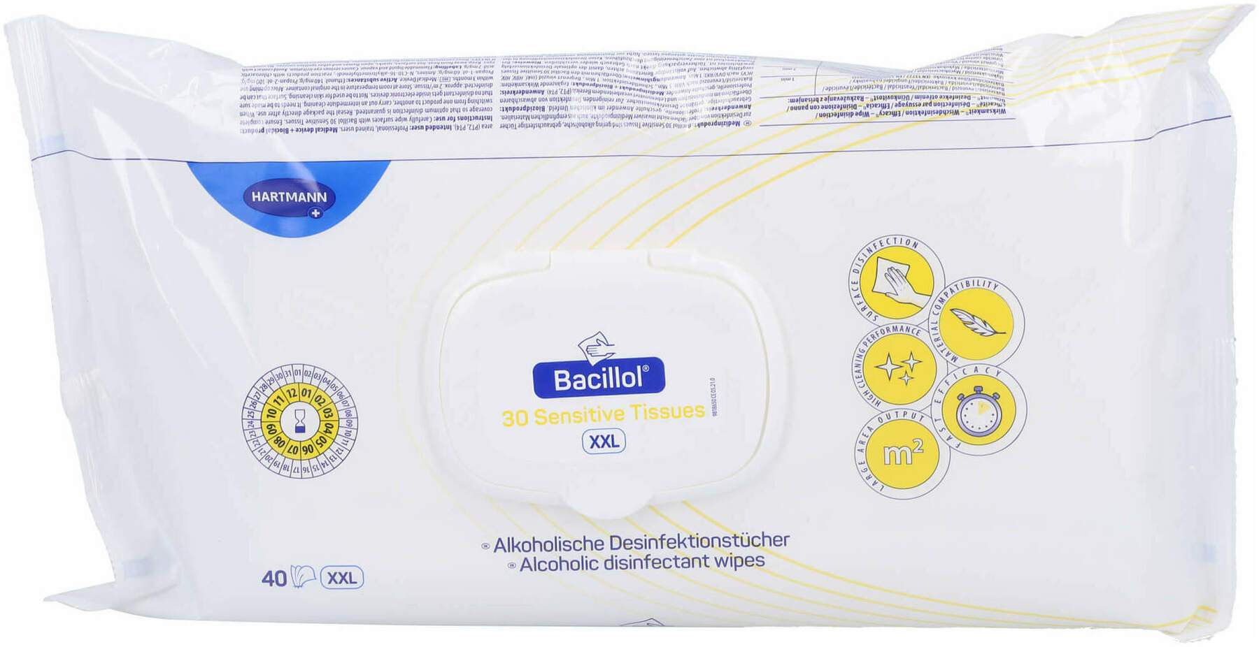 Bacillol 30 Sensitive Tissues Flow-Pack  40  Xxl Tücher