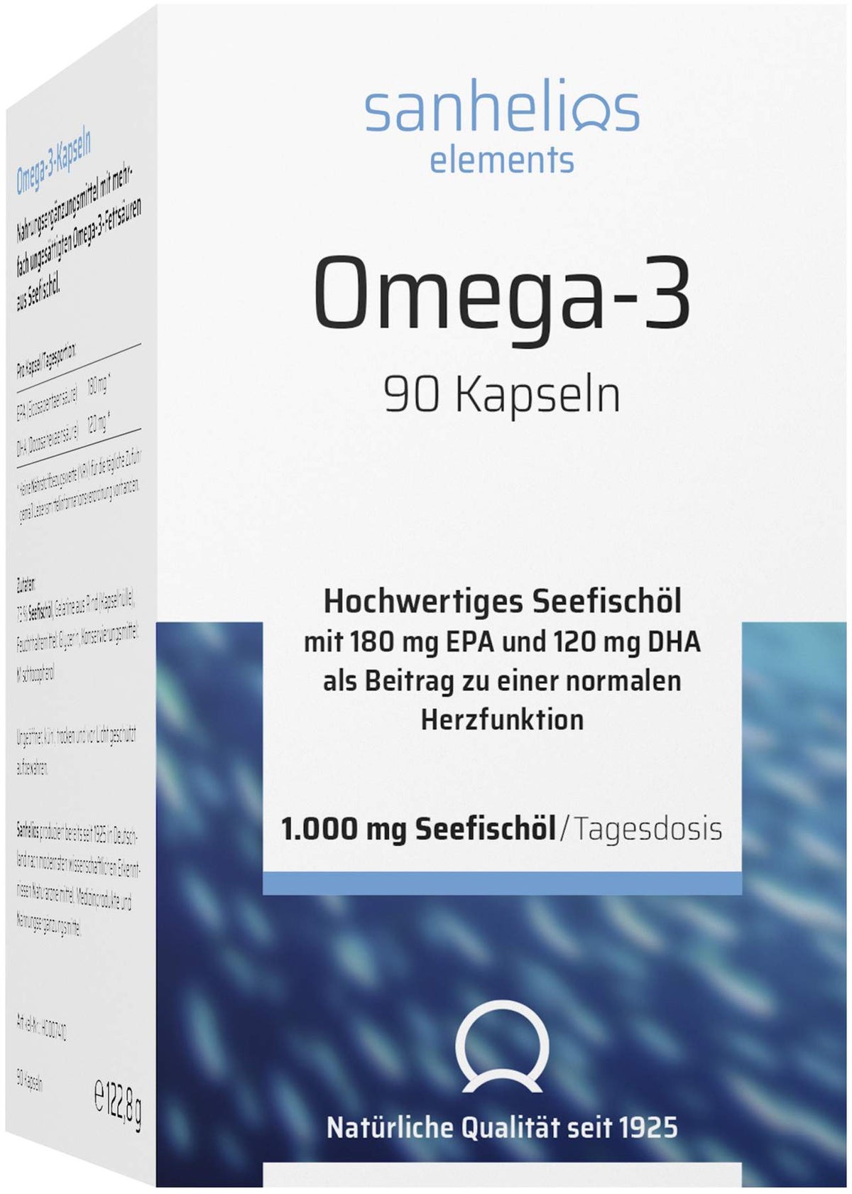 Sanhelios Omega-3 Kapseln 1000 90 Stück