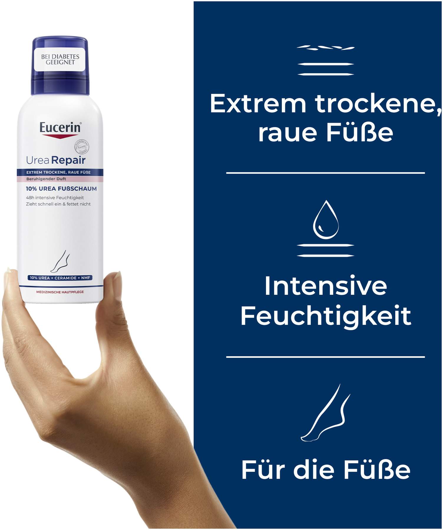 Eucerin UreaRepair Plus Fußschaum 10% 150 ml