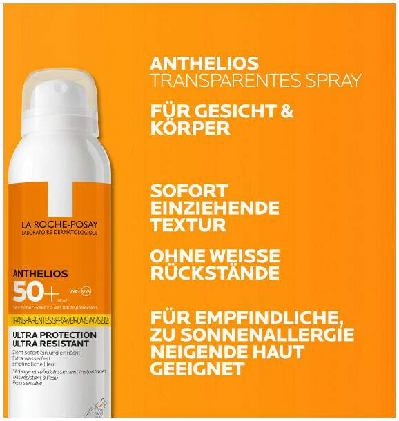 La Roche Posay Anthelios XL transparentes Körperspray LSF 50+