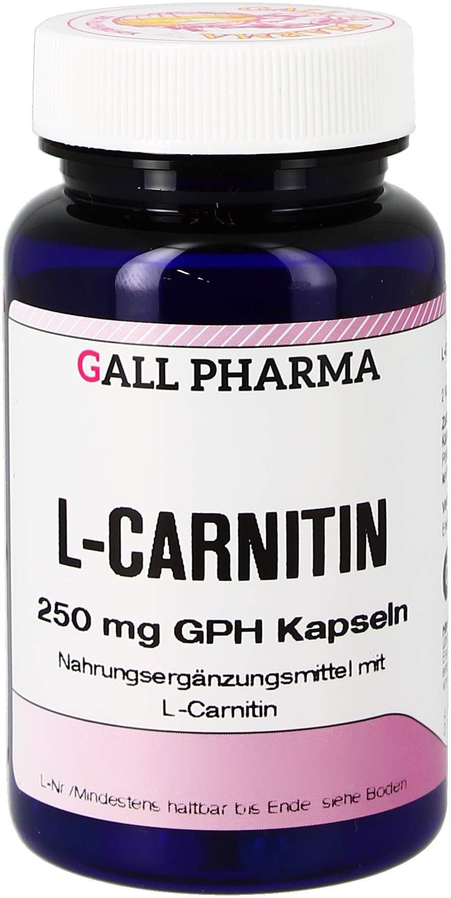 L-Carnitin 250 mg 60 Kapseln