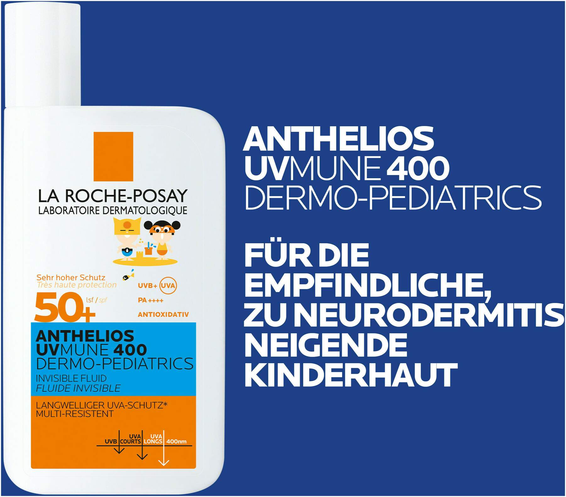 La Roche Posay Anthelios Dermo-Kids Invisible UVMune 400 LSF50 50 ml Fluid