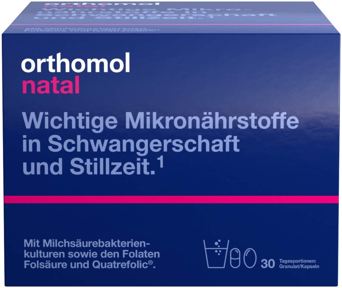 Orthomol Natal Granulat-Kapseln 30 Beutel 1 Kombipackung