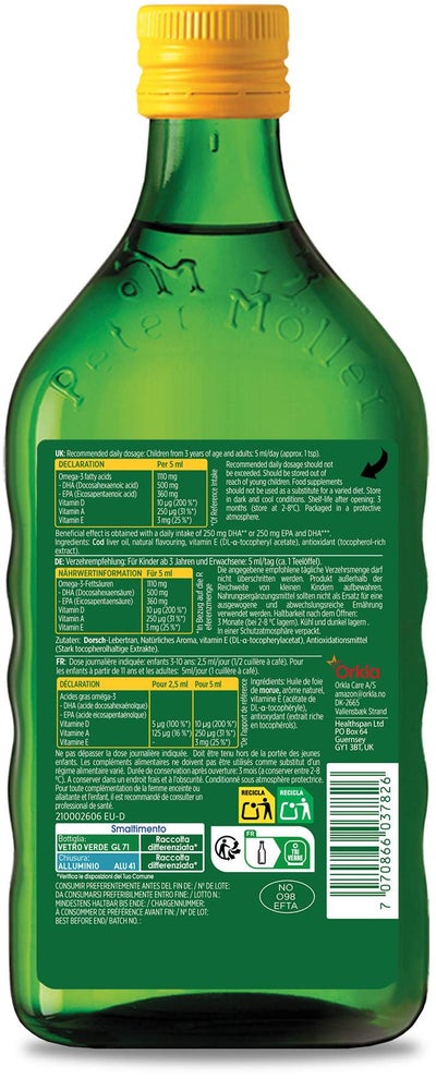 Möller s Omega-3 Zitrone Öl 500 ml