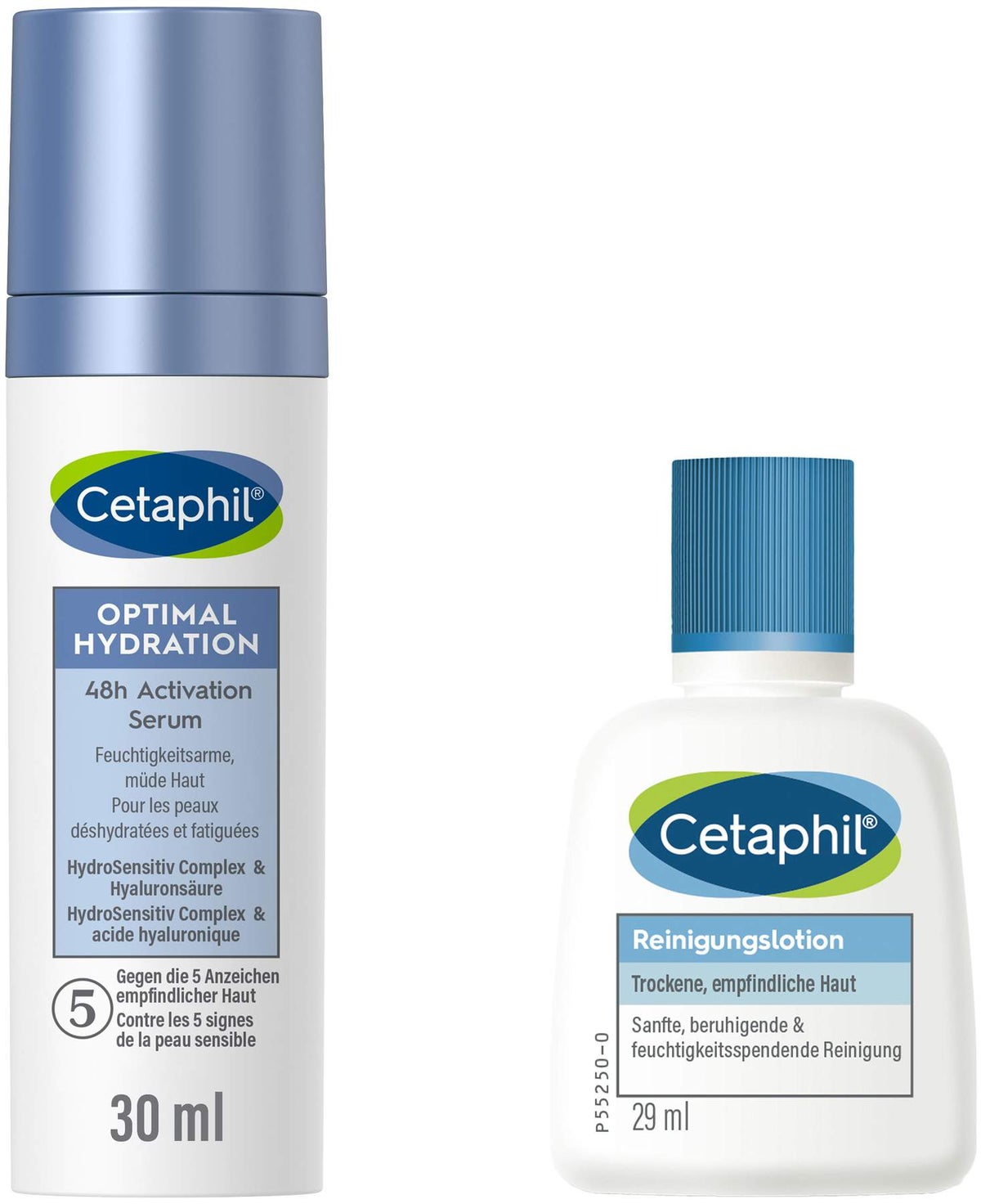 Cetaphil Optimal Hydration 48h Activation Serum 30 ml + Cetaphil Reinigungslotion 29 ml