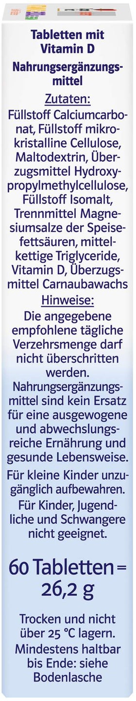 Doppelherz Vitamin D3 2000 I.E. Vegan 60 Tabletten