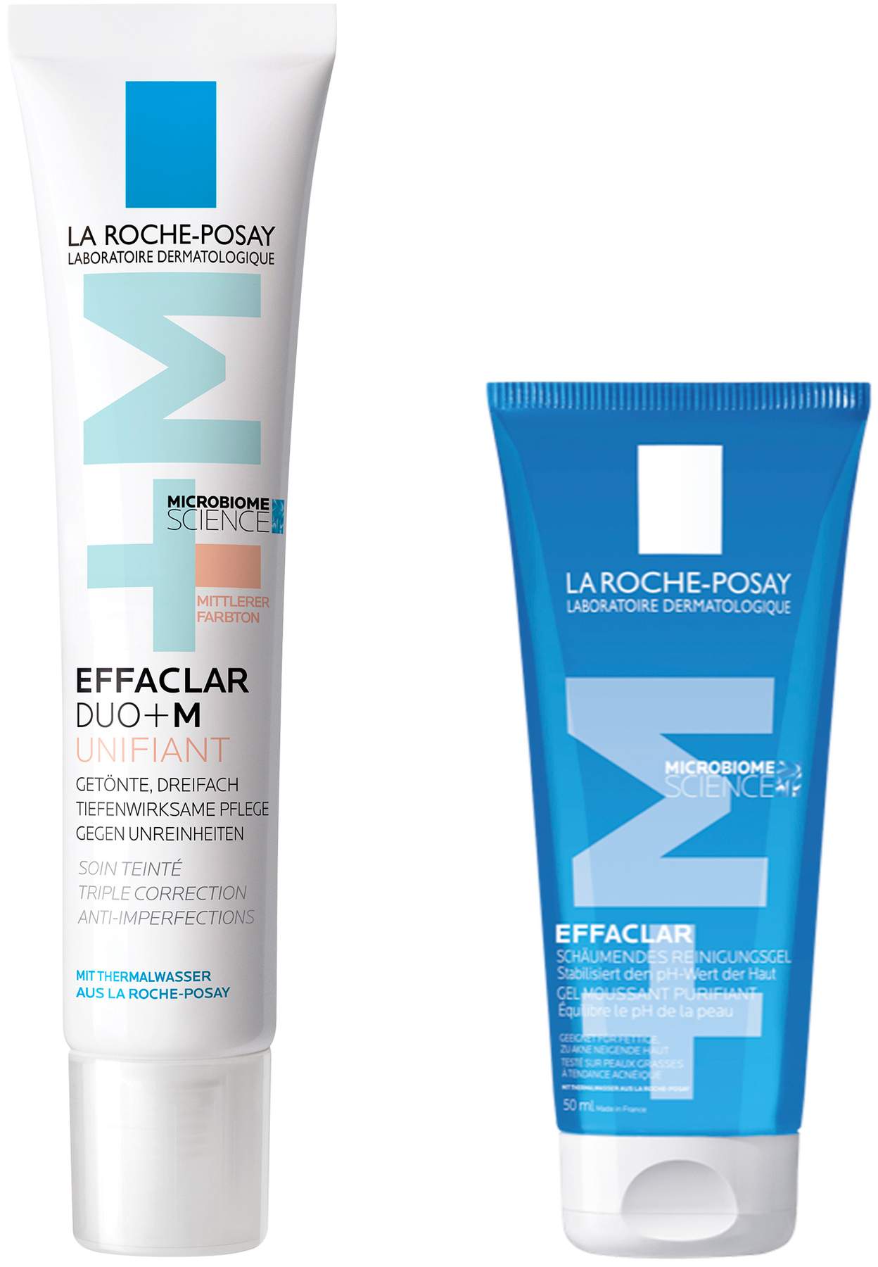 La Roche Posay Effaclar Duo+M Unifiant hell 40 ml + gratis Effaclar Gel mini 50 ml