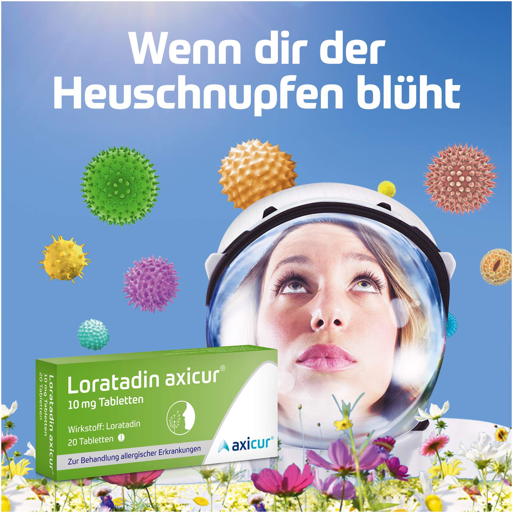 Loratadin Axicur 10 mg 50 Tabletten