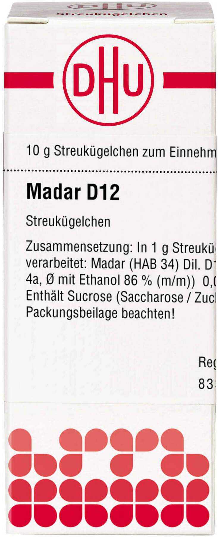 Dhu Madar D12 Globuli 10 G