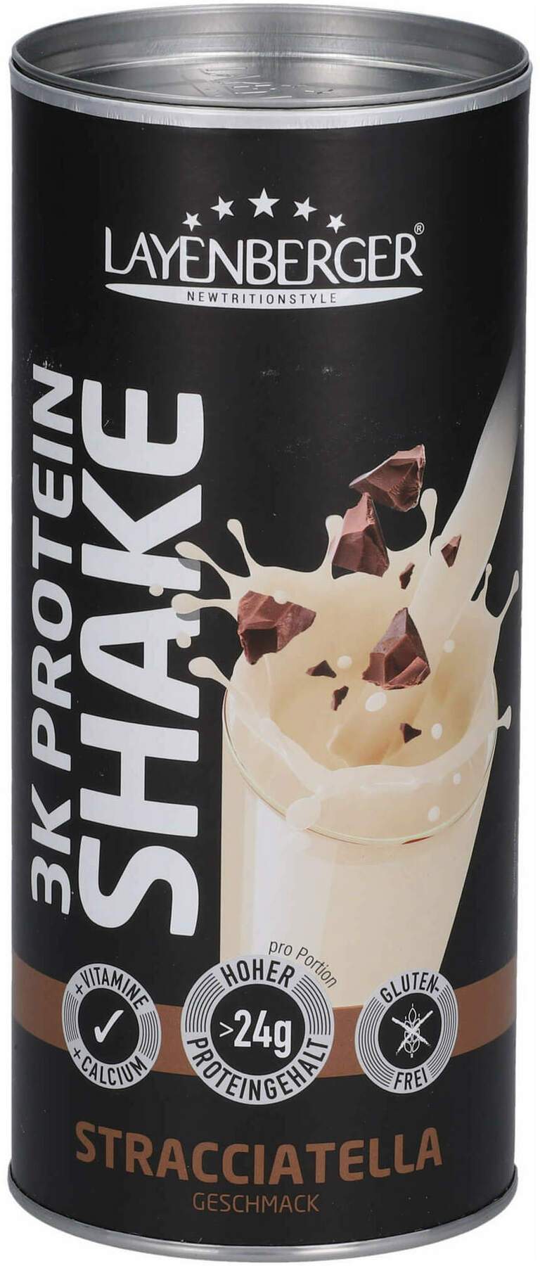 Layenberger 3k Protein Shake Stracciatella Pulver 396g